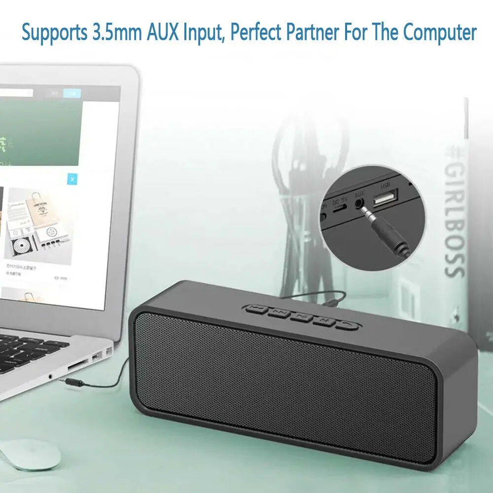 Обновленная Колонка TWS Bluetooth Саундбар сабвуфер стерео портативный динамик