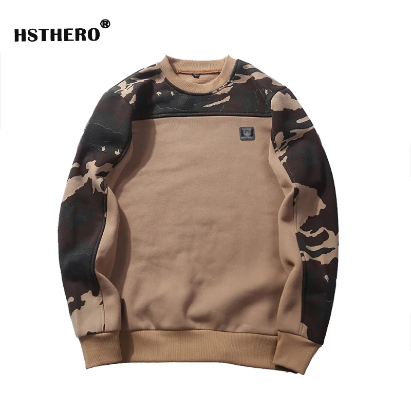 Мужские камуфляжные толстовки Осенние свитшоты в стиле хип хоп женская и Мужская