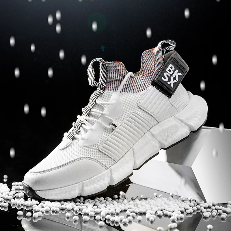 

Hot Style New Mesh Autumn Men Casual Shoes Lightweight Comfortable Breathable Lace-up Sneakers Trend Non-slip Casual Shoes