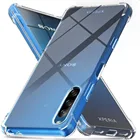 Прозрачный противоударный чехол для Sony Xperia 8 5 II ACE XZ4 XZ1 Compact XA3 Ultra XZS противоударный мягкий чехол Coque