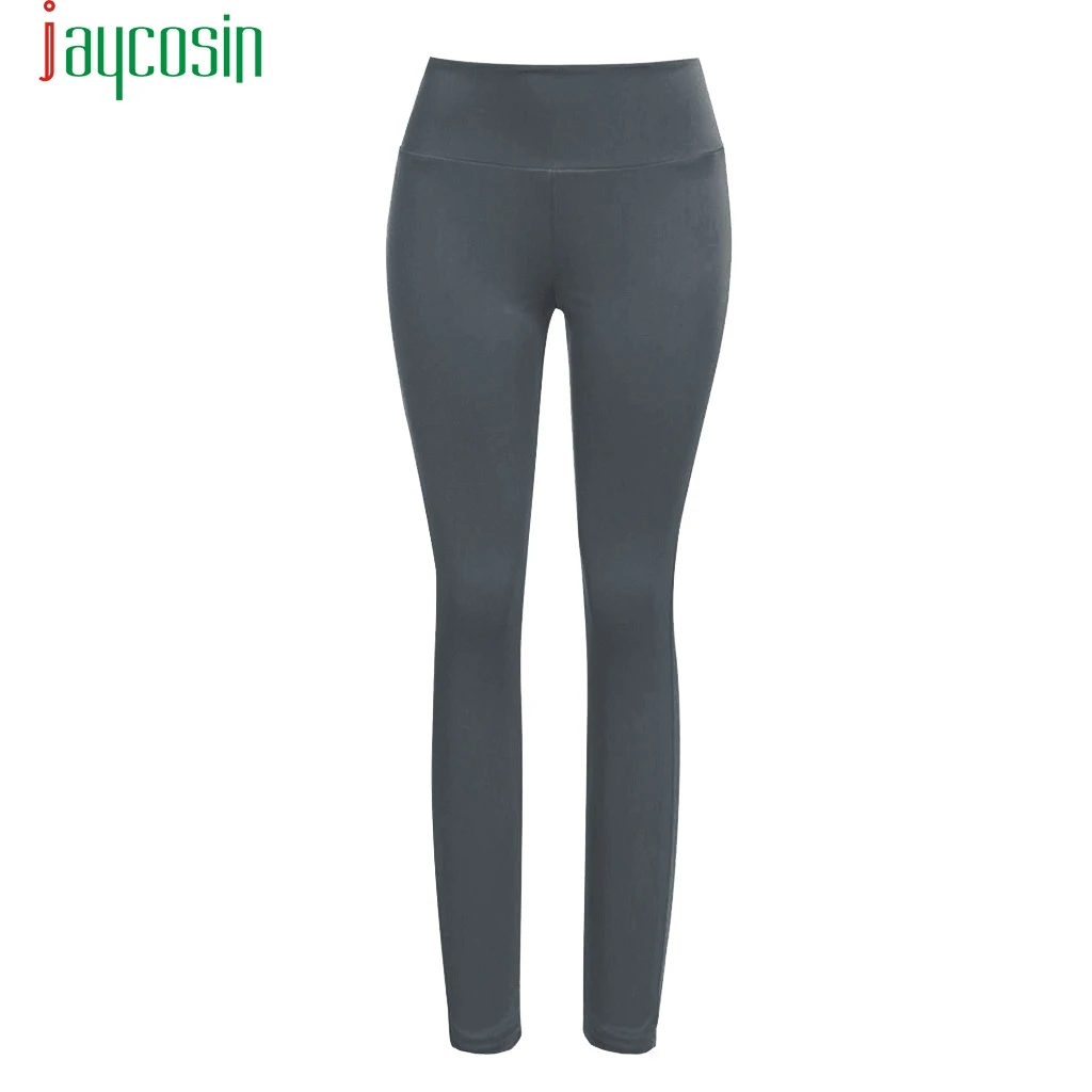 

2019 Leggings Women Solid Pants High Elastic Fitness Sport Professional Pants Running Fitness Gym Sport Leggings A#25