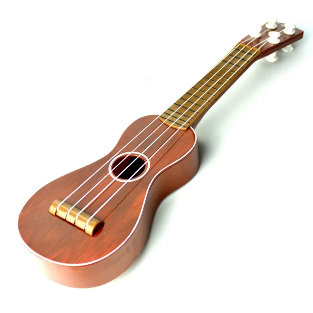 14.5 inch Ukulele Beginner Hawaii 4 String Nylon Strings Guitar Musical Ukelele for Children Kids Girls Christmas Gifts | Игрушки и