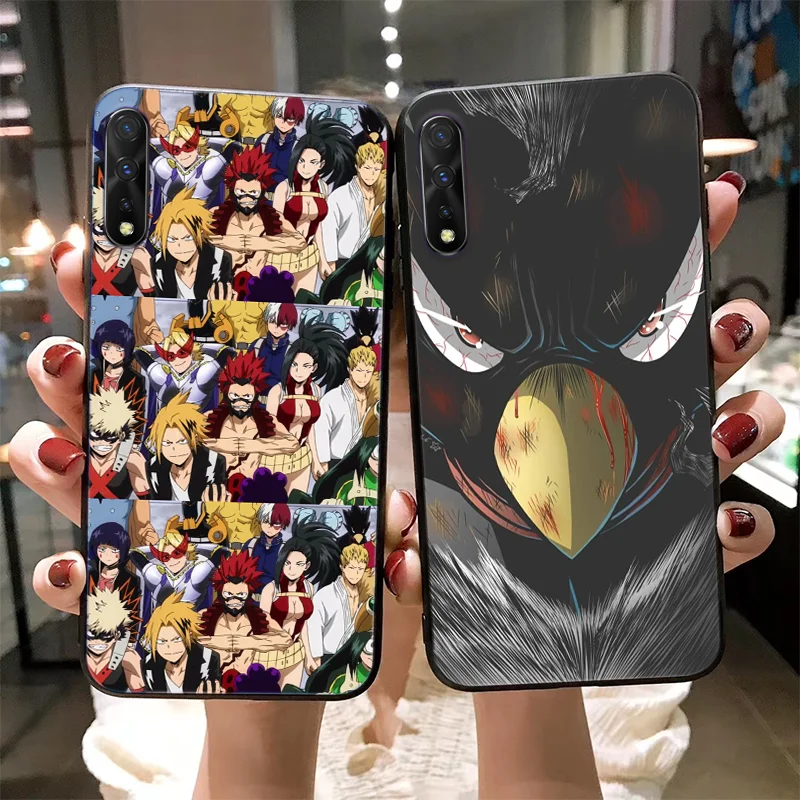 

Cartoon Hero academy Phone case for vivo iQOO 8 8pro 7 7pro 5 3 z3 z1 u1 u3 iQOO Noe 3 5 pro Anti-drop Silicone Case