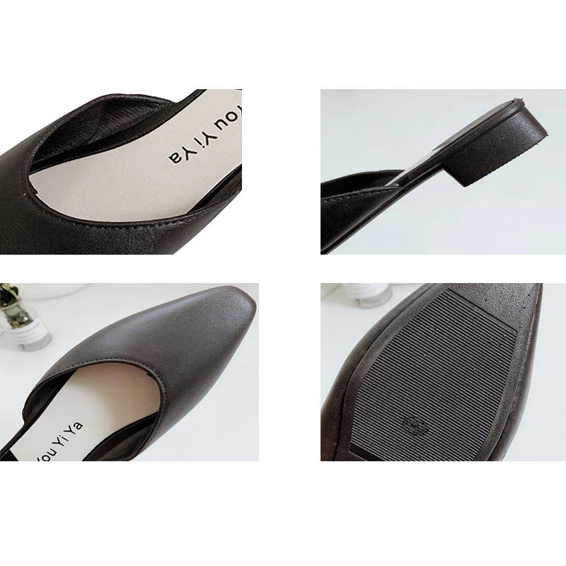 Элегантные винтажные домашние тапочки на плоской подошве для женщин