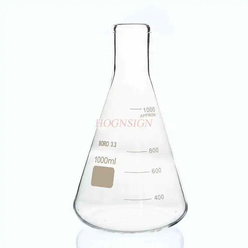 

Колба Erlenmeyer стеклянная колба Erlenmeyer колба 1000 мл химический лабораторный инструмент
