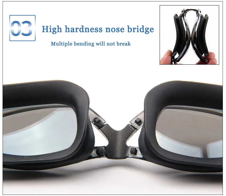 Водонепроницаемые противотуманные очки для плавания унисекс занятий спортом на
