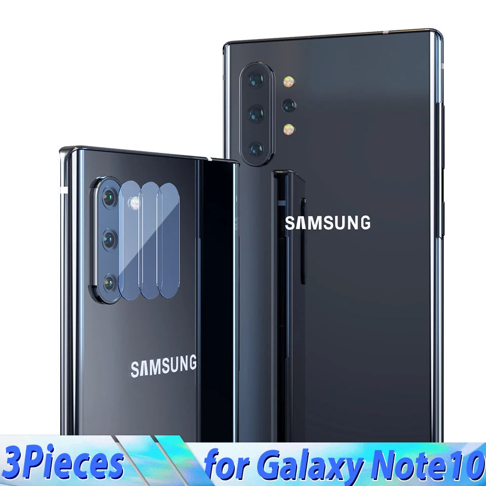 Защитное стекло для камеры note 10 plus закаленное samsung galaxy s10 s10E s + Pro 3 шт.|Защитные