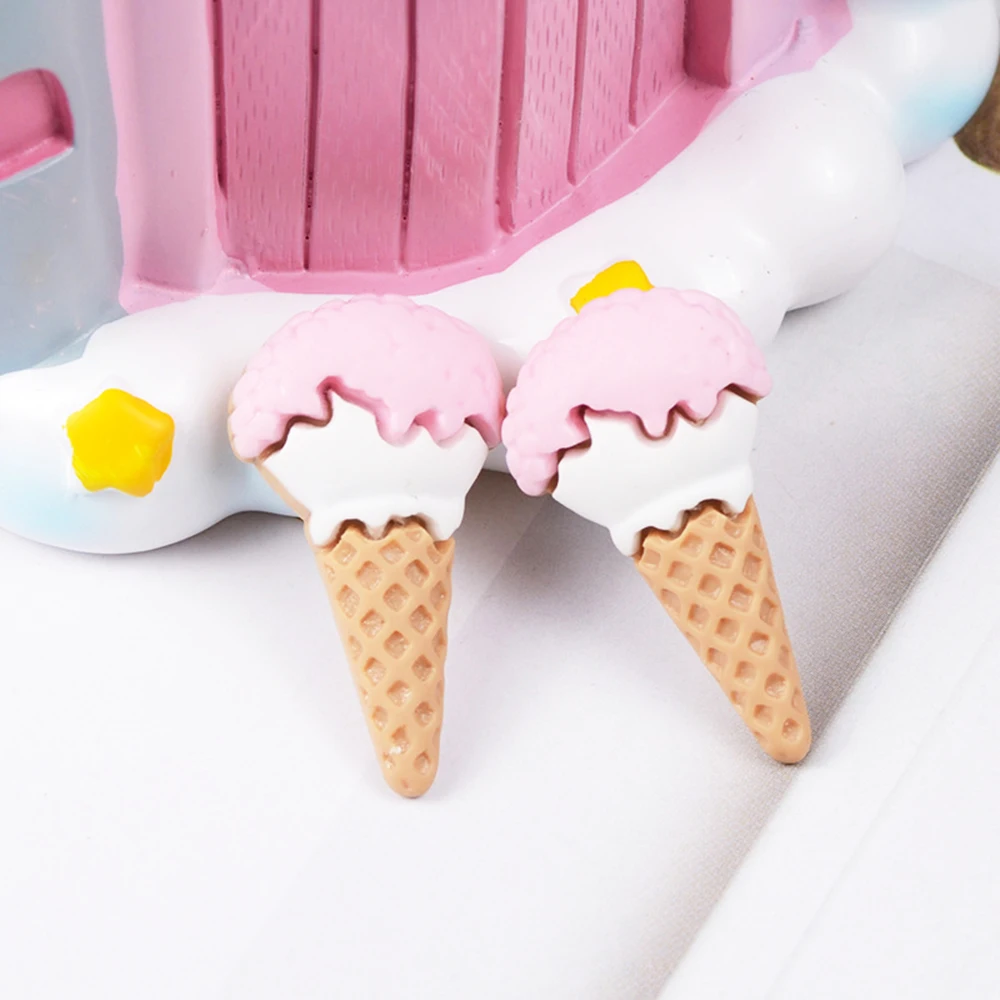 10 шт./лот имитация мороженого из смолы слизь пушистый Шарм наполнитель Детские