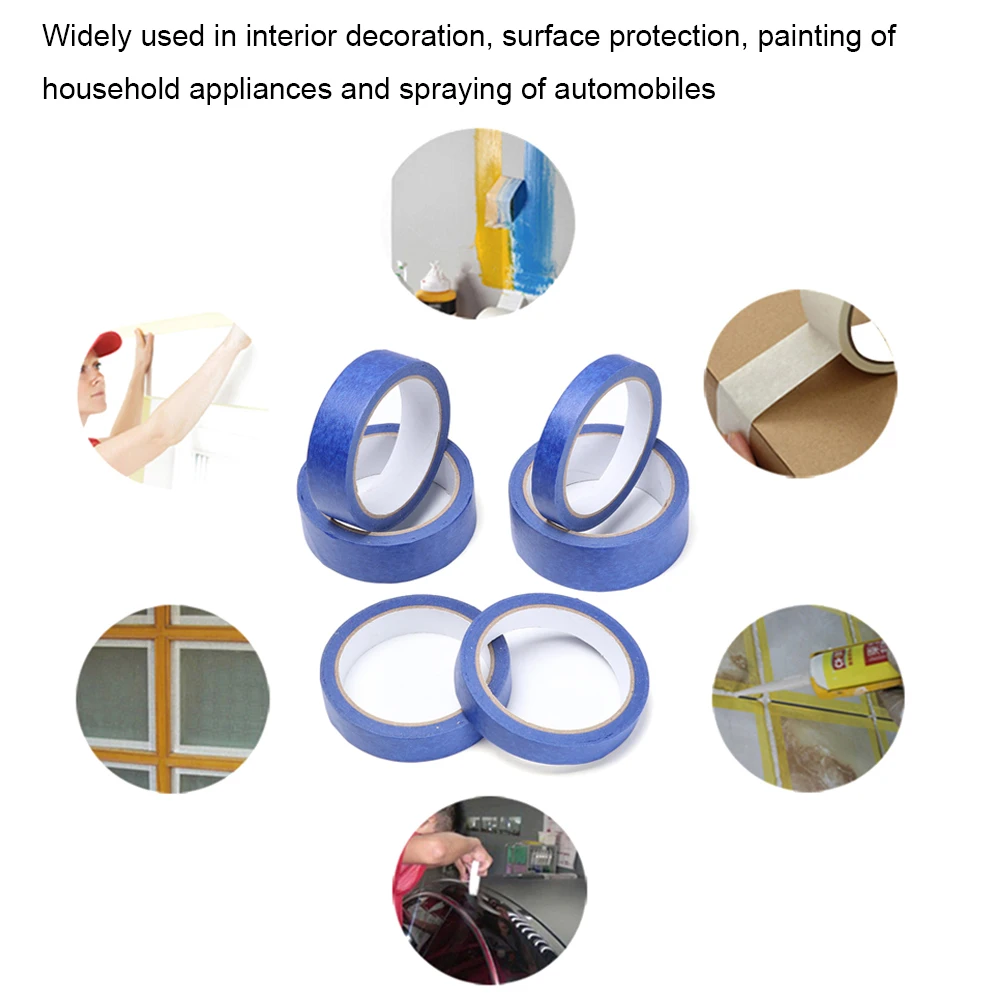 Клейкая Маскировочная лента для краски 14 размеров 20 м|Лента| |