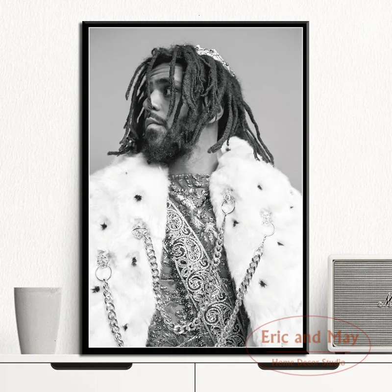 J Cole рэп хип хоп музыка звезда певец рэпер художественная живопись винтажный