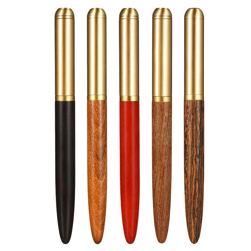 

High Quality Luxury Wood Fountain Pen Ink Pen Nib 0.7mm pens