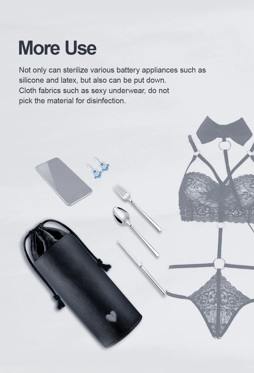 Интимные Игрушки для взрослых Ультрафиолетовый дезинфицирующий пакет