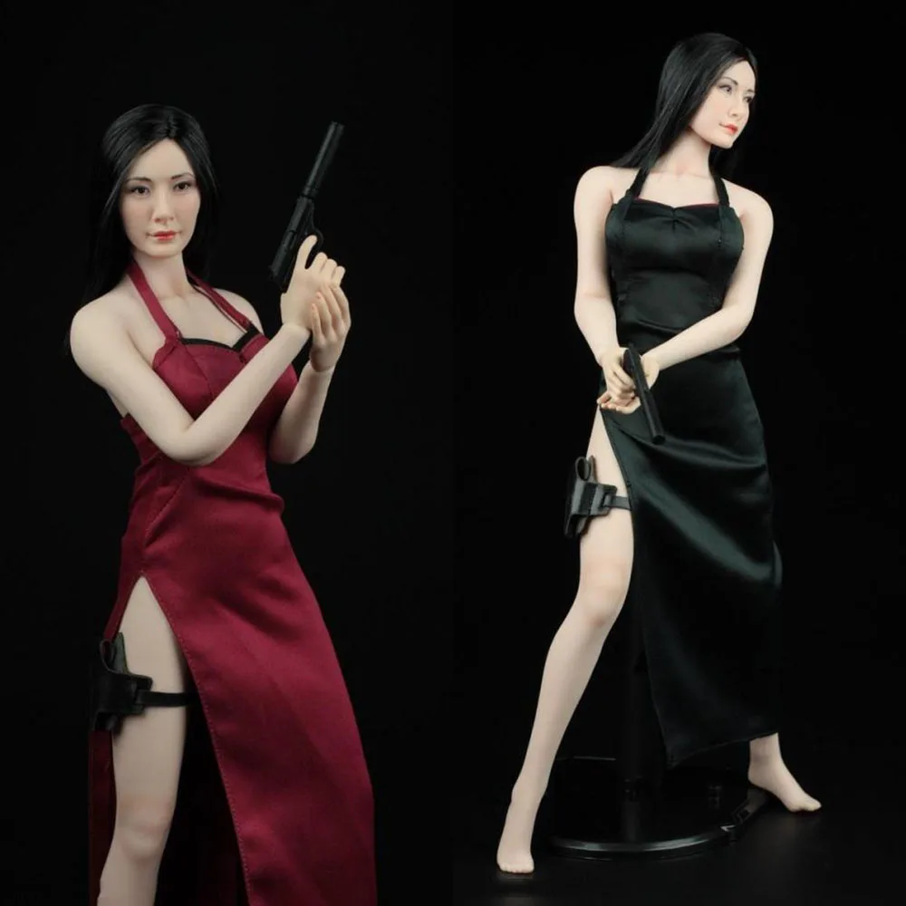 

2 цвета, масштаб 1/6, A003, Женский Ципао с высокой вилкой, женская сексуальная одежда, набор одежды для 12 дюймов, фигурка, женское тело, игрушки