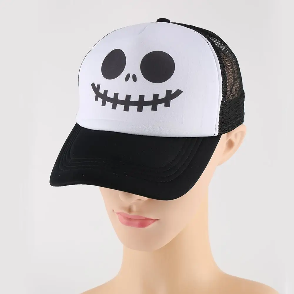 Кепки для Хэллоуина мужчин и женщин кепки в стиле хип-хоп с изображением