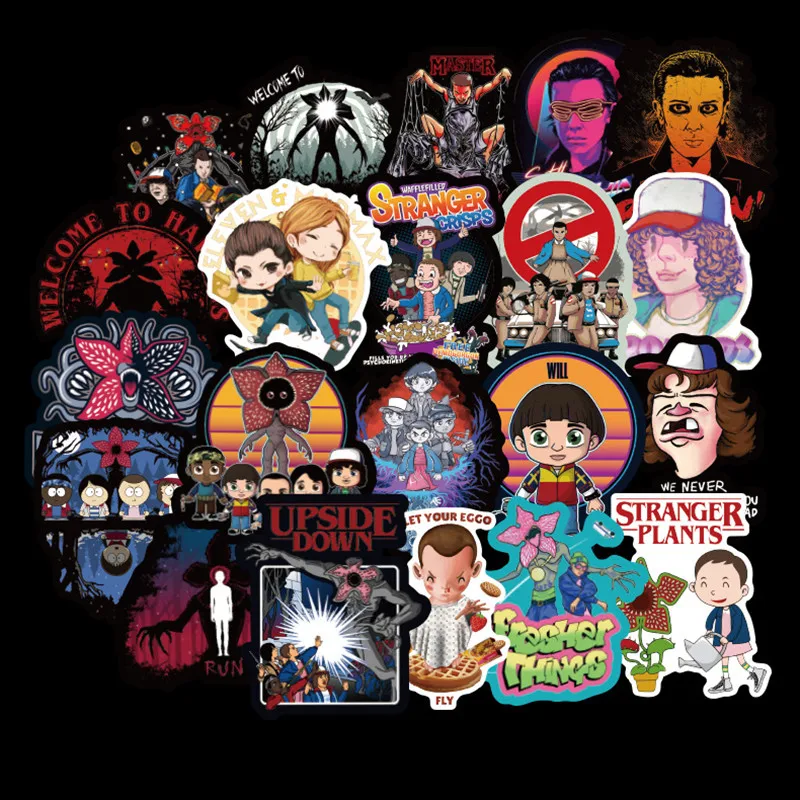 50 100 150 шт Странные Вещи наклейки не дублированный автомобильный мотоцикл Тележка