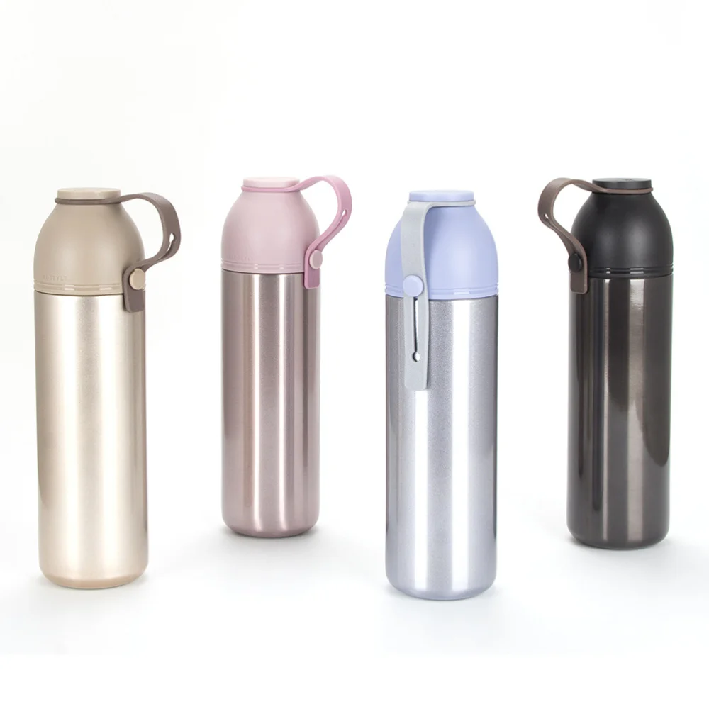 1 шт. 450 мл Портативный 304 Нержавеющая сталь двойной Слои вакуумной изоляцией