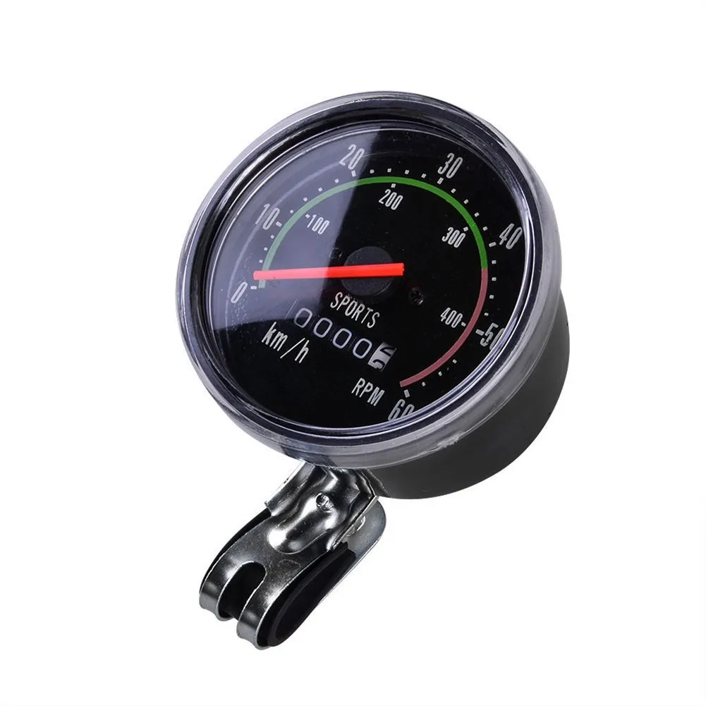 

Bicycle Bike Waterproof Speedometer Analog Mechanical Odometer With Hardware Cycling Mechanical Code Table For 2.2 Cm Handle