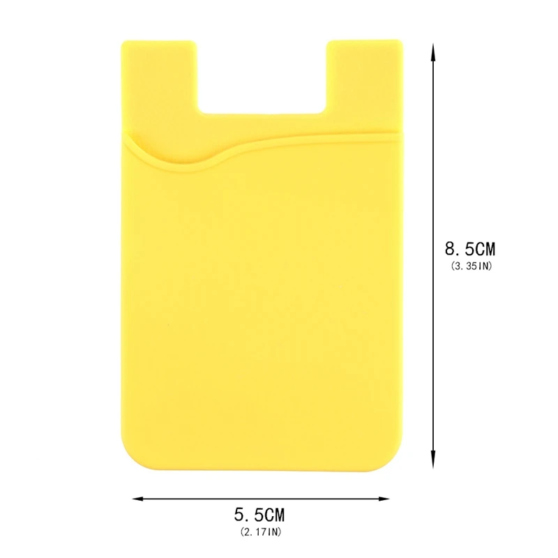 Клейкая тонкая сумка для кредитных карт женщин и мужчин держатель мобильного