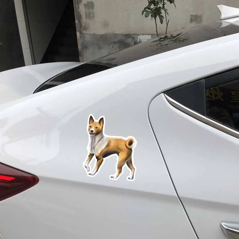 YJZT 15.2CM*13.5CM Colored Graphical Dog Animal Car Sticker Decal PVC C29-1094 | Автомобили и мотоциклы