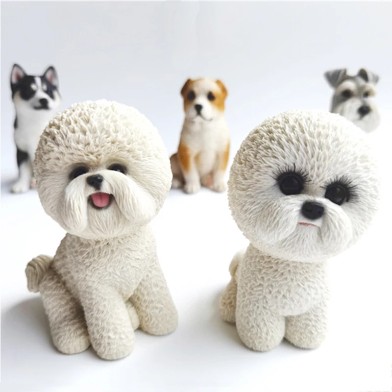 Креативная Миниатюрная модель животного маленькая скульптура из смолы домашний