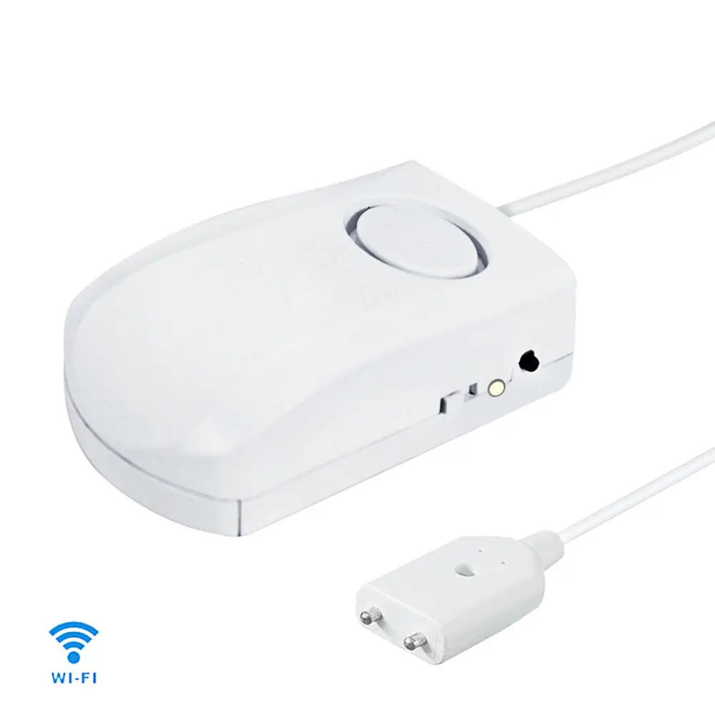 

Датчик утечки воды Smart APP Security, кухонный детектор перелива воды с Wi-Fi, детектор сигнализации для гаража, с оповещением о наводнении, с питание...