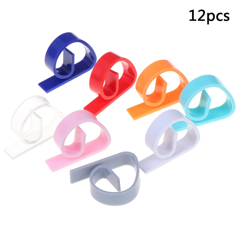 Случайные цвета партия из 12 штук пластиковые скатерти для стола полезные зажимы