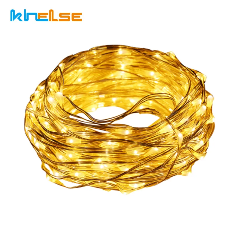 Светодиодная гирсветильник из медной проволоки 12 В постоянного тока 5 м 10 20 30 50