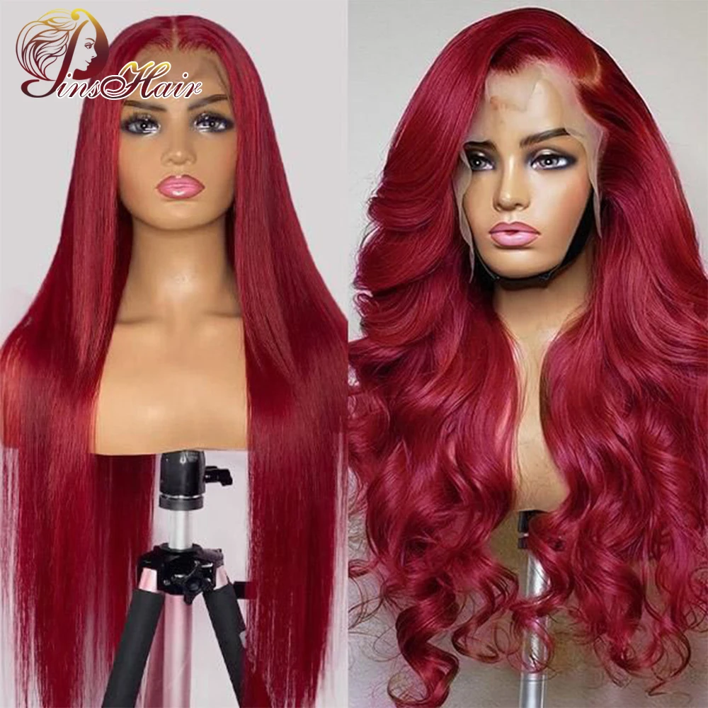 Парик из натуральных волос с прозрачной кружевной передней частью 99J |