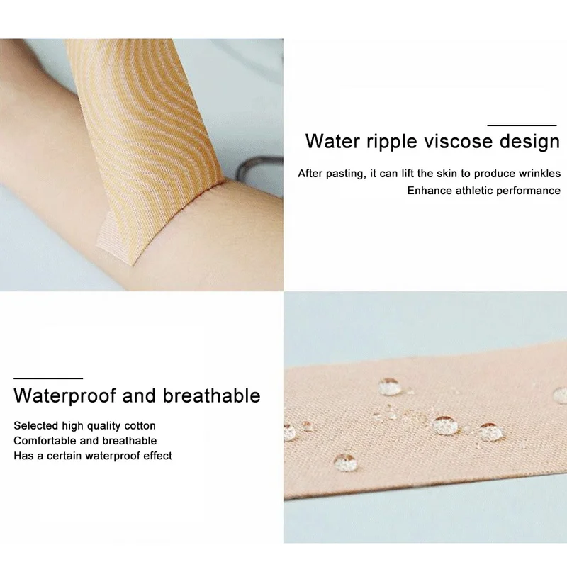 Кинезиологическая лента 2 размера тейп обвязка для восстановления мышц в