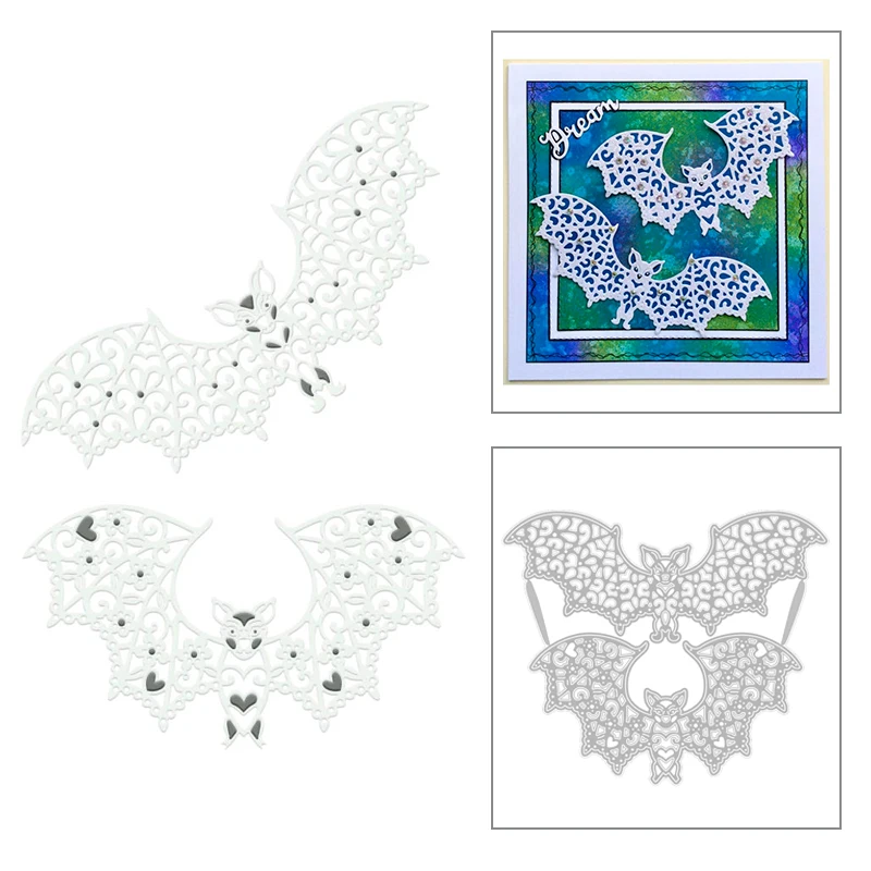 

Новинка 2020, металлические Вырубные штампы в виде животных на Хэллоуин и искусственные вырезанные Скрапбукинг для рукоделия, изготовление п...