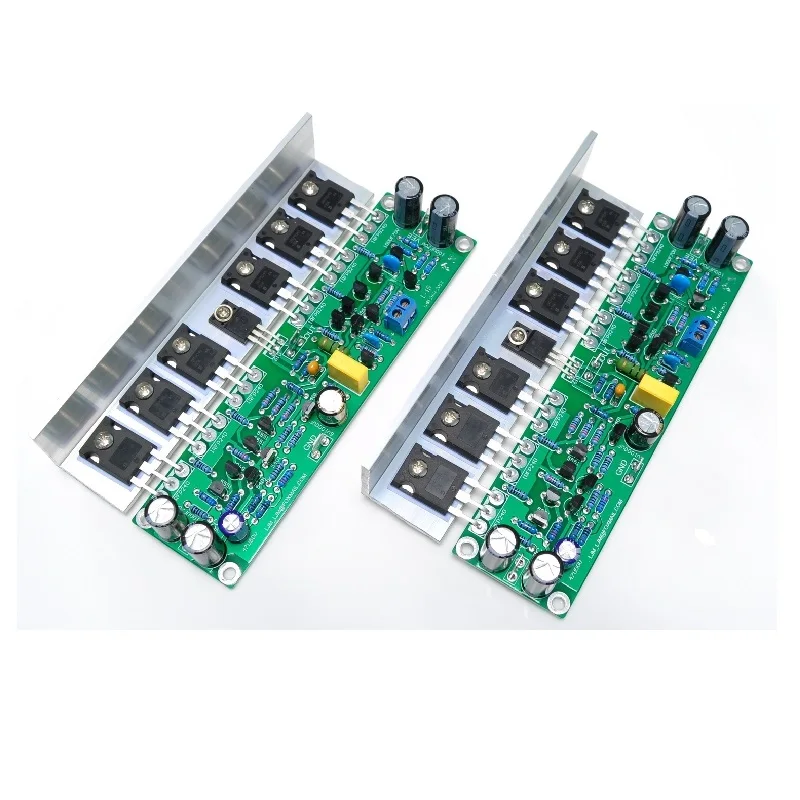 

2 PCS 50W 2.0 Channel Assembled L15 Power Amplifier Board 50W IRFP240 IRFP9240 FET With Angle Aluminum Finished Board