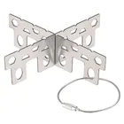 Уличная стойка для спиртовой плиты, стойка из нержавеющей стали для туристической плиты, штатив для туристической плиты, спиртовая горелка