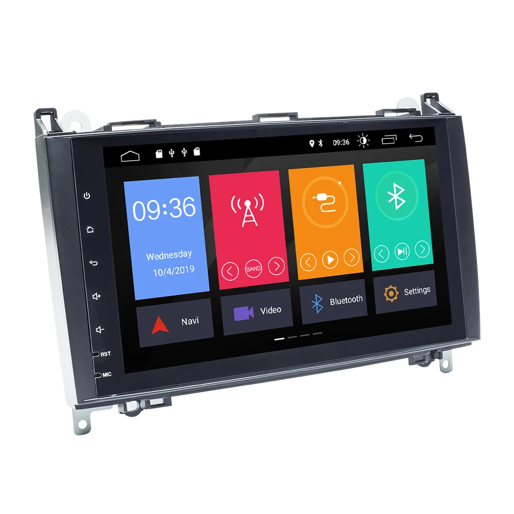 2 din android 9 Автомагнитола gps головное устройство для Mercedes Benz B200 Sprinter W906 A B класс W169 W245 Viano Vit W639 Мультимедиа DVD