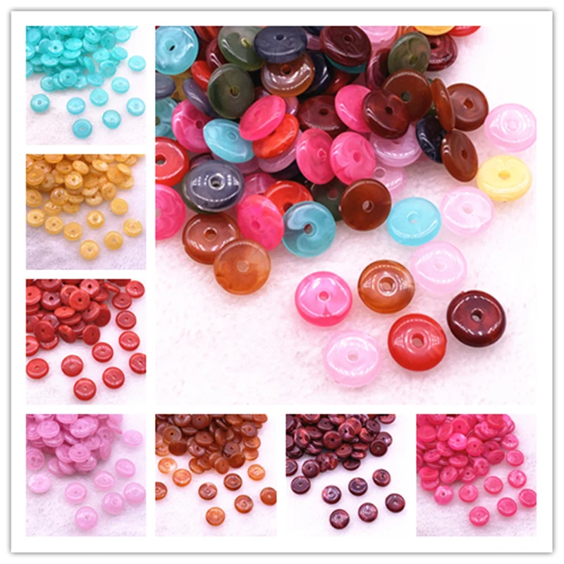 Круглые акриловые бусины 30 шт. 12 мм свободные для самостоятельного изготовления