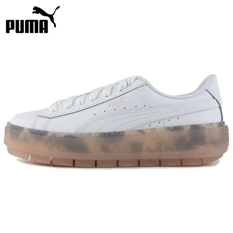 Goedkoop Originele Nieuwe Aankomst Puma Platform Trace Doorschijnend Vrouwen Skateboarden Schoenen Sneakers