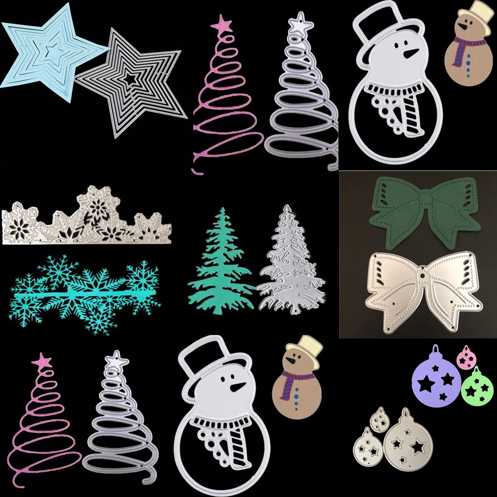 Рождественская звезда кружева цветок край границы металла вырезание штампы