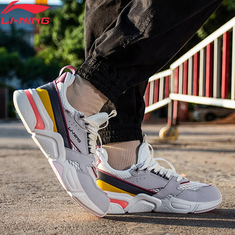 Li-Ning/Женская обувь; 001 R-1 стиль жизни; обувь в стиле ретро; удобная спортивная обувь для фитнеса; обувь для папы; кроссовки; AGCP082 YXB310