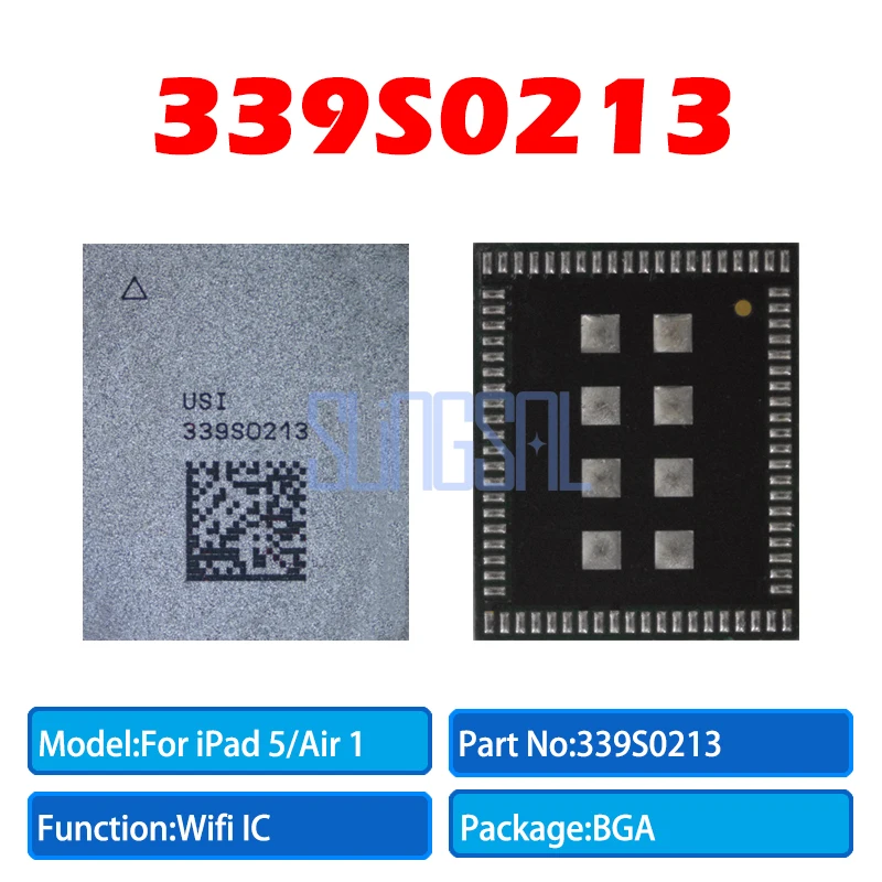 3 шт./лот 100% оригинальный 339S0213 Wi-Fi IC Mini2 U5800 модуль 138 градуса микросхема для iPad 5/Air1