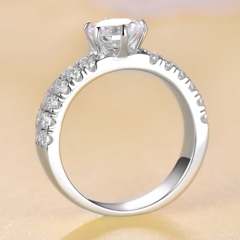 OEVAS Роскошные 25 штук Искрящиеся циркониевые свадебные кольца для женщин высшего