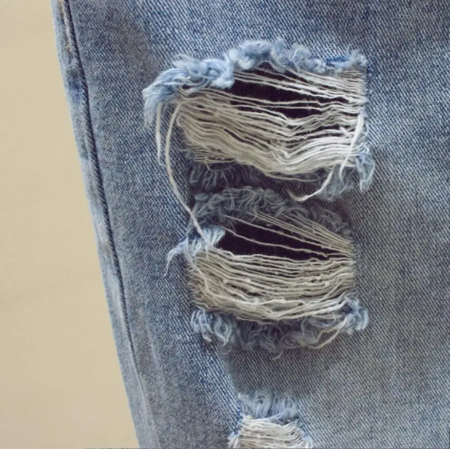 

2021 spring summer autumn new plus size women fashion casual Denim Pants woman female ripped jeans for women