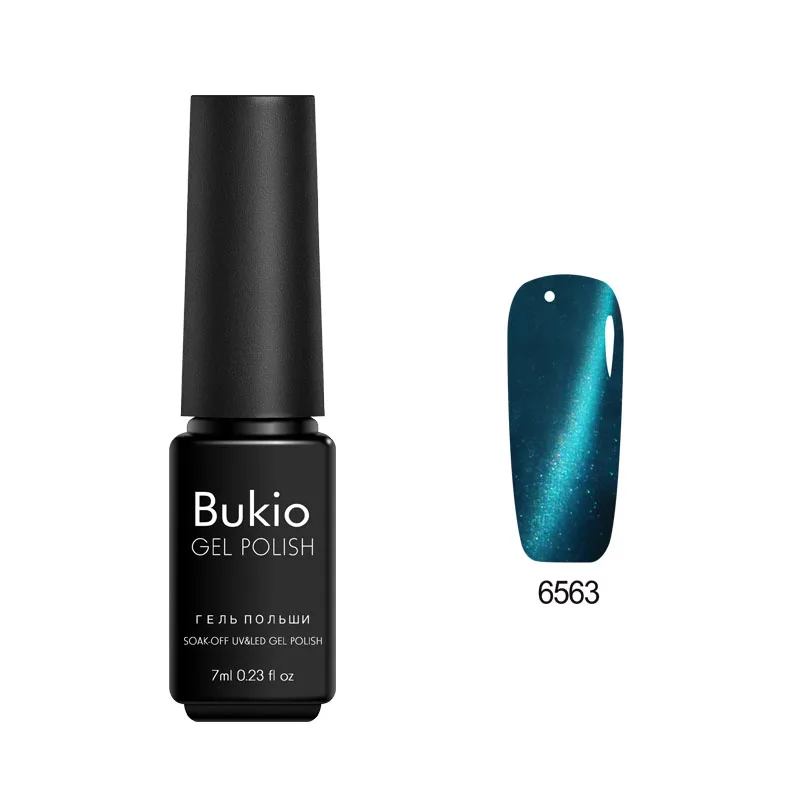 Bukio Red Fire 3D Гель-лак для ногтей "кошачий глаз", долговечные полупостоянные эмали для дизайна ногтей, УФ-лампа, Гель-лак для лака на удачу, нужна магнитная палочка - Цвет: 6563