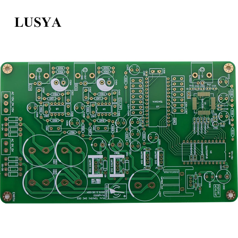 ЦАП Декодер Lusya SAA7220P/B + TDA1541 печатная плата T0877|Усилители мощности| |