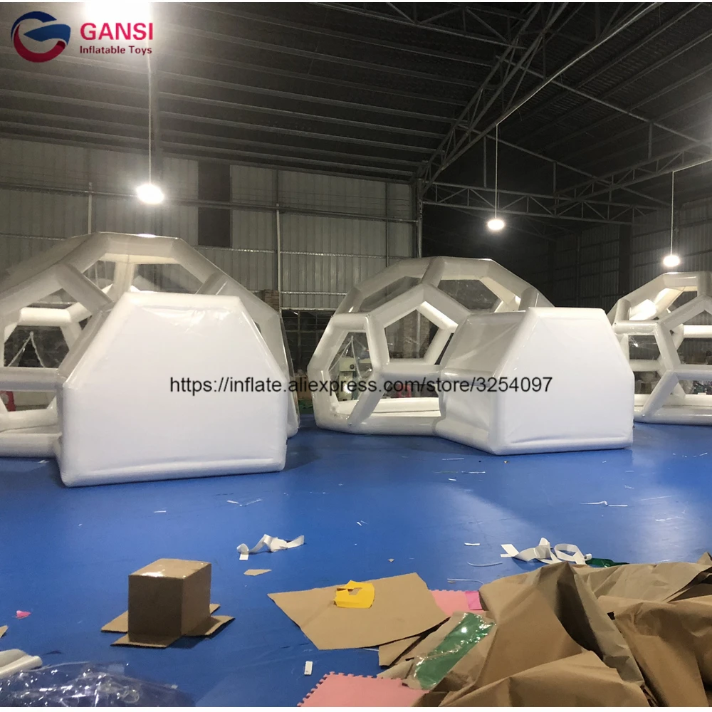 Белая Футбольная форма палатка для кемпинга надувная воздушная igloo прочный 3 м