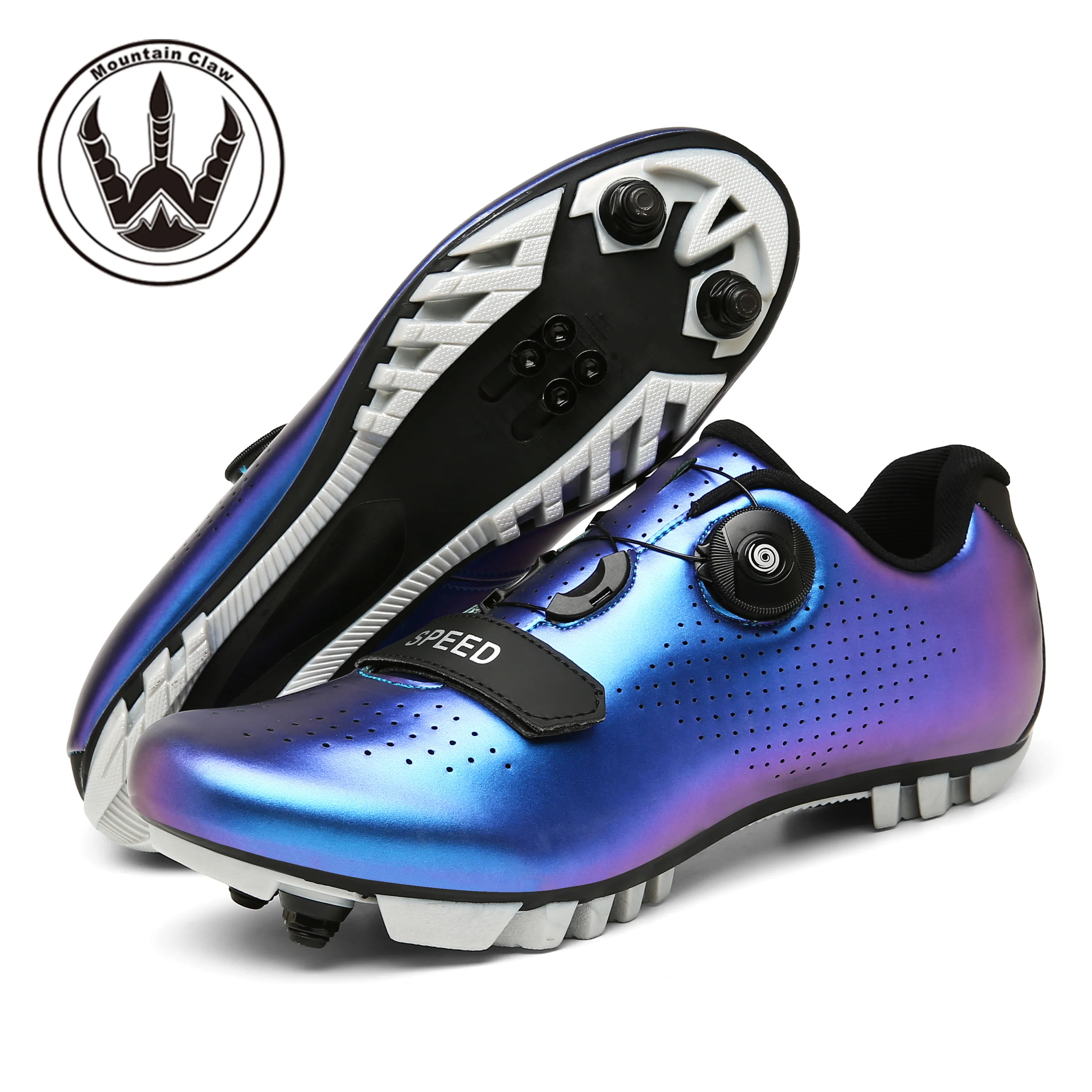 

2021 Cycling MTB Shoes Men Sports Route Cleat Road Bike Speed Flat Sneaker Racing Women Bicycle Mountain Spd Biking Footwear