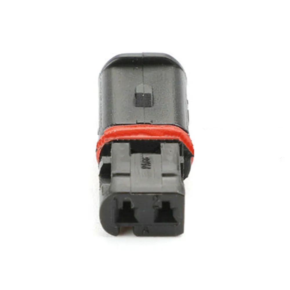

5/10/20/50/100sets 2pin plastic housing plug auto wiring harness unsealed cable connector "