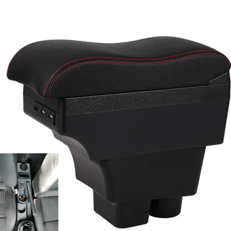 Двухслойный подлокотник USB для jetta a4|Подлокотники| |