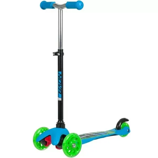 Самокат Novatrack Disco-kids Print для детей регулируемый по высоте дизайн-машинки - купить