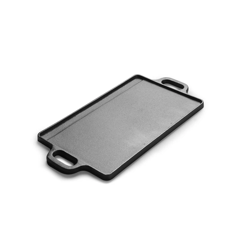 Чугунный открытый противень для выпечки двусторонняя чугунная плита сковорода