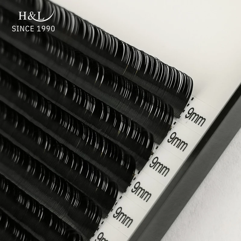 H& L с 1990 16 рядов 0,07 толщина отдельных ресниц Искусственные Ресницы cilios для профессионалов мягкая норка наращивание ресниц