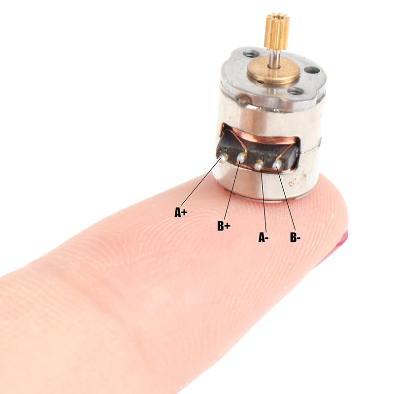 

Mini DIY 2-phase 4-wire Stepper Motor Miniature Stepper With Gear Small Tiny Micro Motor Toy Engine